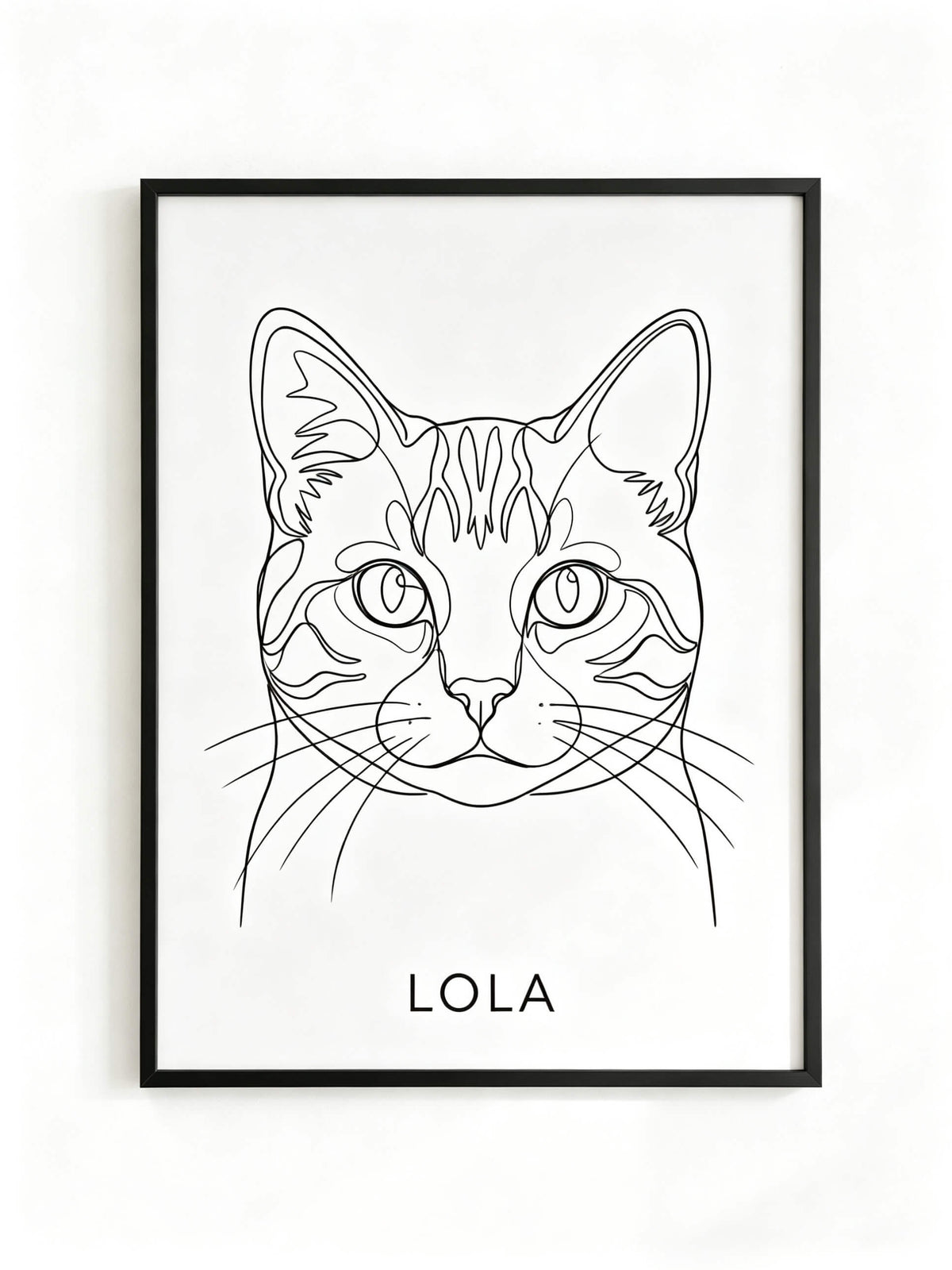 HalosPet® Custom Line Drawing Pet Portrait