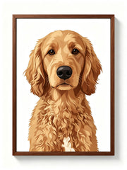 HalosPet® Custom Modern Pet Portrait