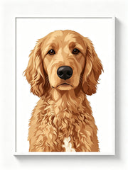 HalosPet® Custom Modern Pet Portrait