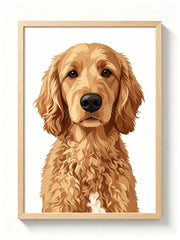 HalosPet® Custom Modern Pet Portrait